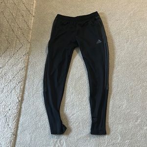 Adidas slim black joggers